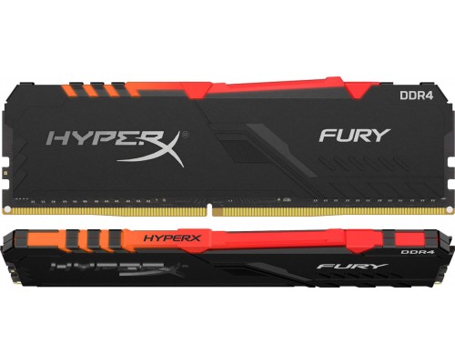 RAM HyperX Fury HX426C16FB3AK2/16-16GB-DDR4-2666MHZ-PC4-21300-RGB-Lifetime