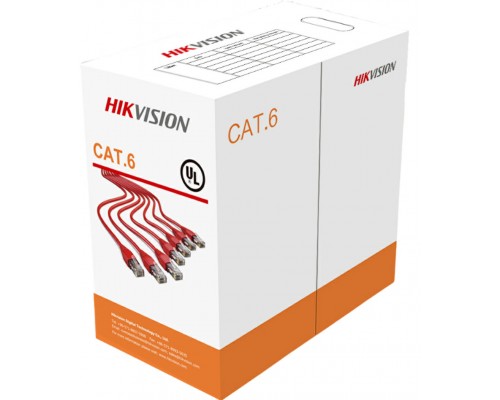 Cable UTP Hikvision Cat.6 DS-1LN6-UU-Unshielded-305m-SOLID